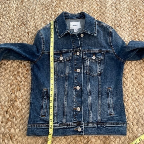 {Old Navy} Classic Blue Jean Jacket Size Small Petite - Picture 7 of 15